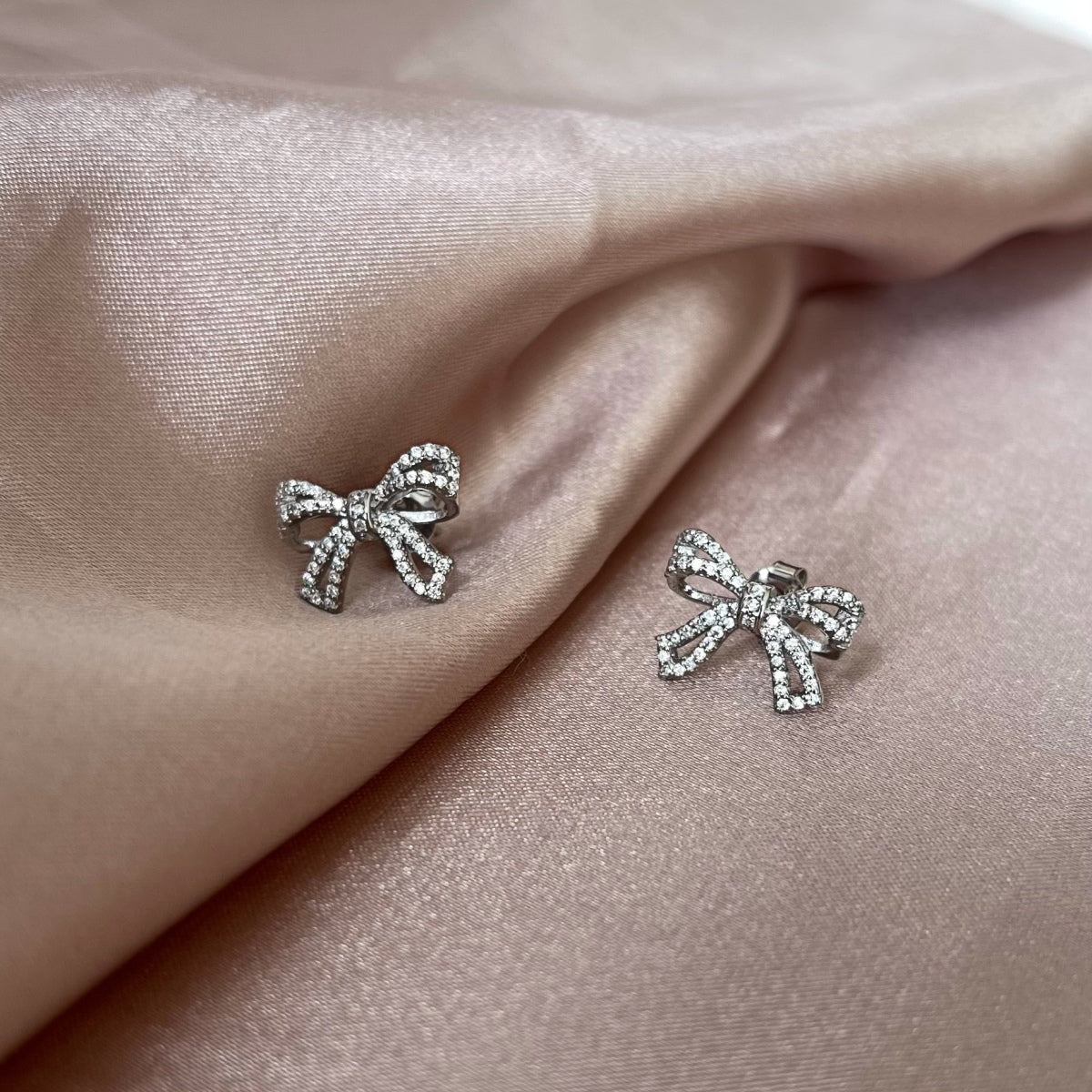 [Clover Jewelry]Dainty Bow Shape Earrings