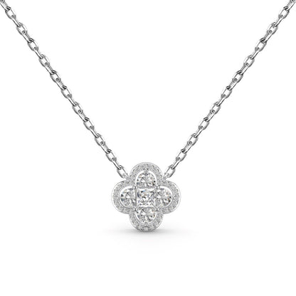 [Clover Jewelry]Spliced Lucky Four-Leaf Clover Versatile Necklace