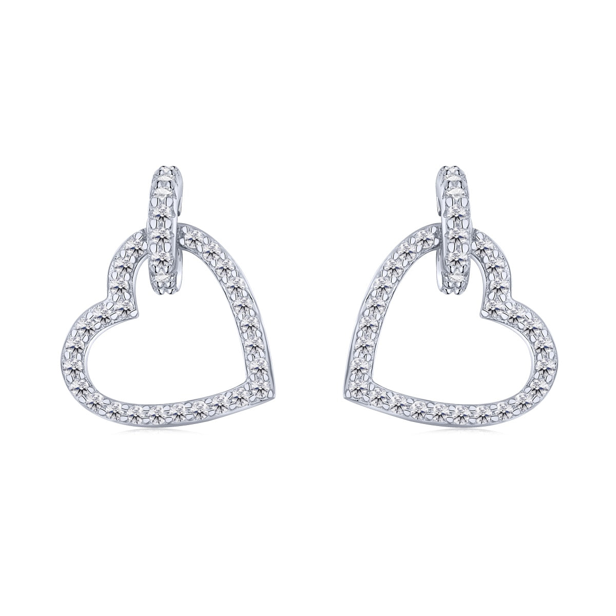 [Clover Jewelry]Dainty Heart Shape Earrings