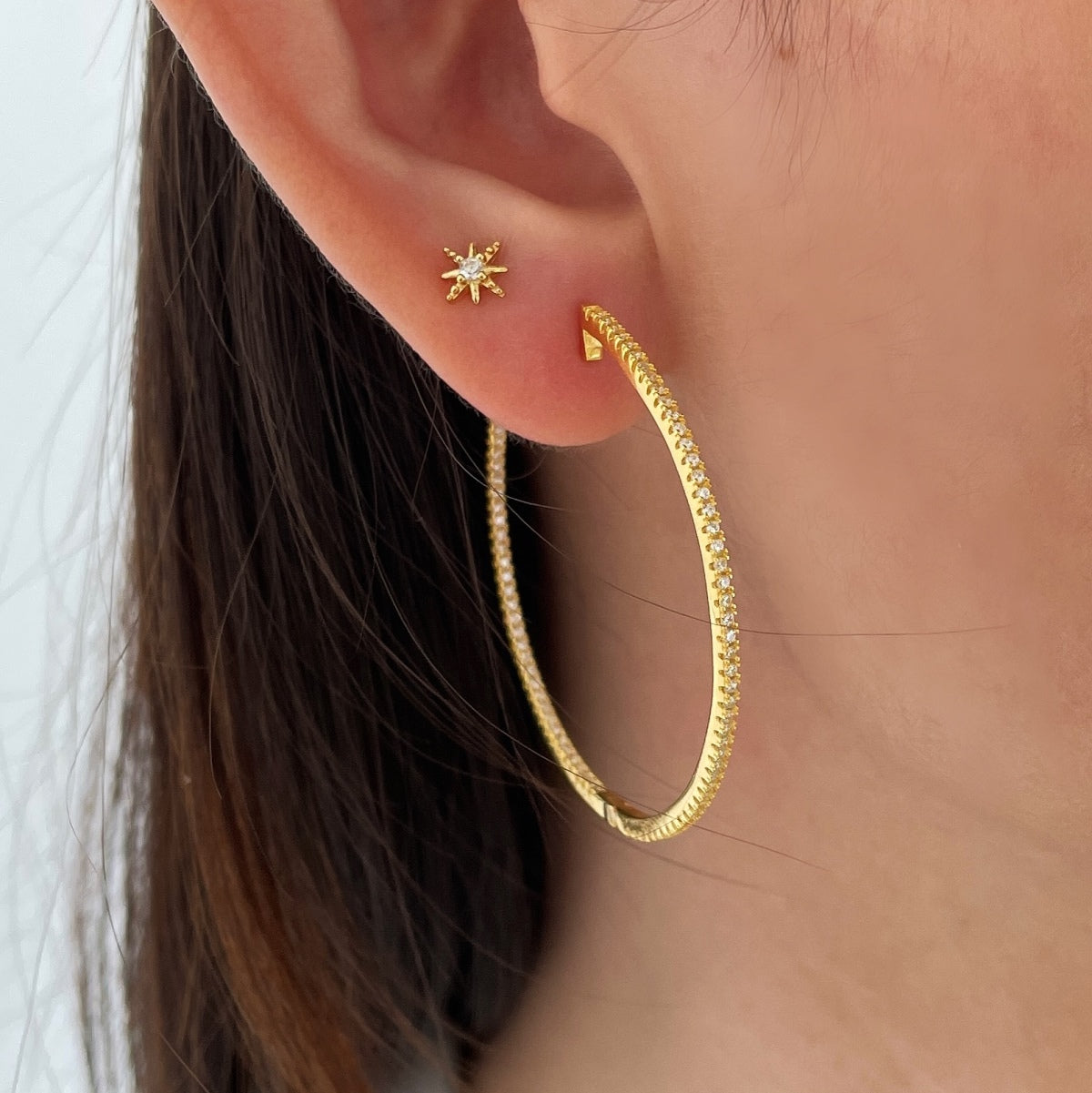 [Clover Jewelry]Popular Large Hoop Earrings