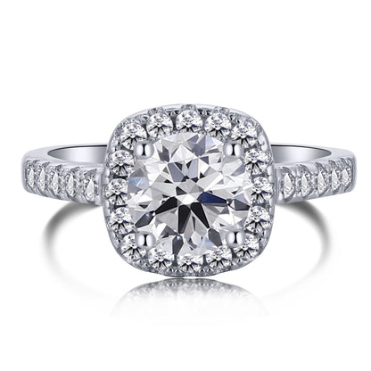 [Clover Jewelry]Dazzling Resplendent Round Cut Wedding Ring