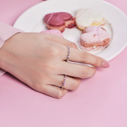 [Clover Jewelry]Elegant Energetic Round Cut Daily Ring