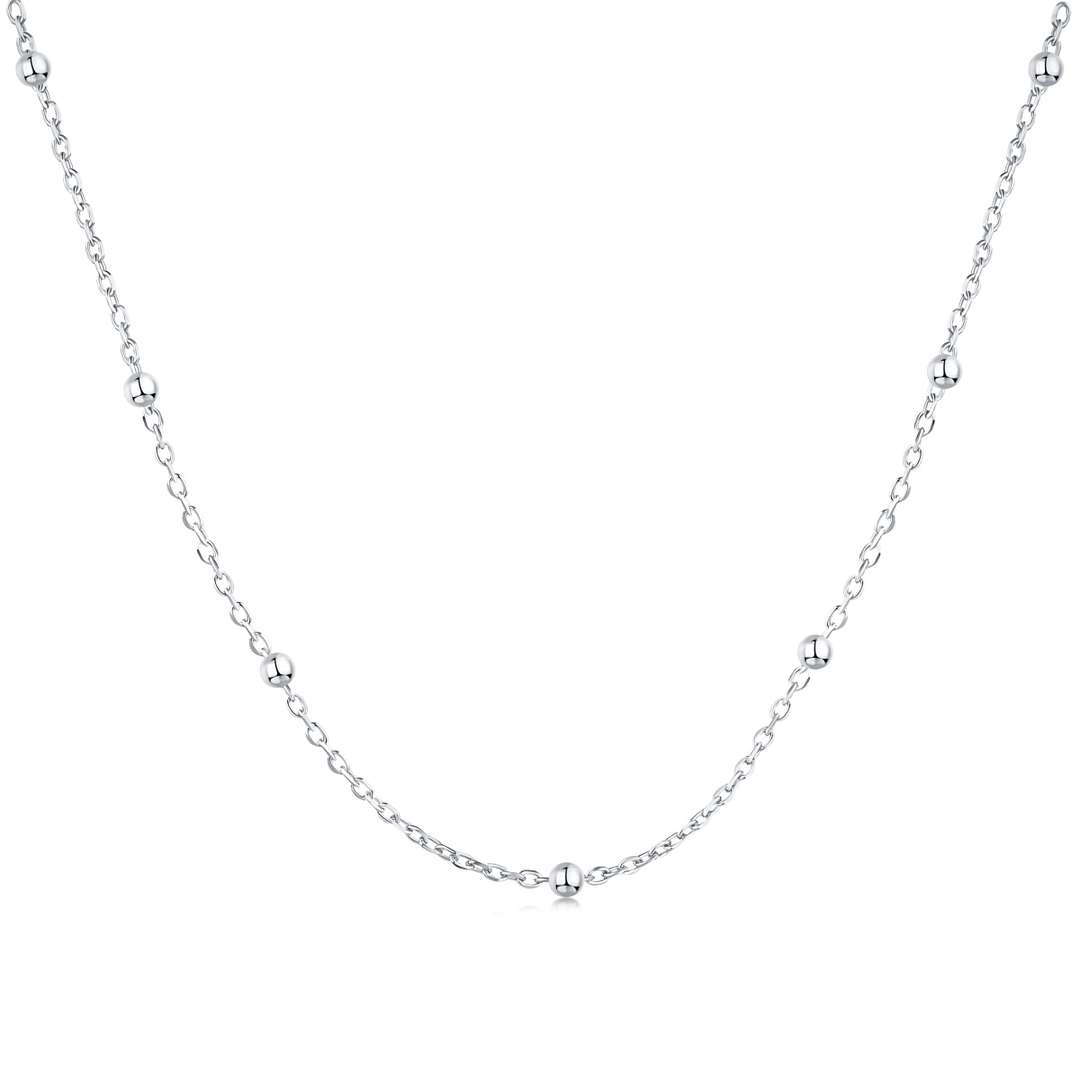 [Clover Jewelry]Small Bead Clavicle Chain Simple Necklace