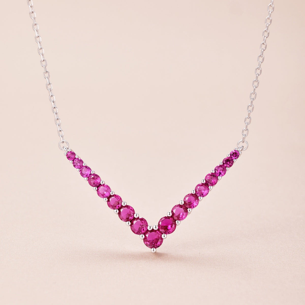 [Clover Jewelry]Ornate Round Cut Necklace