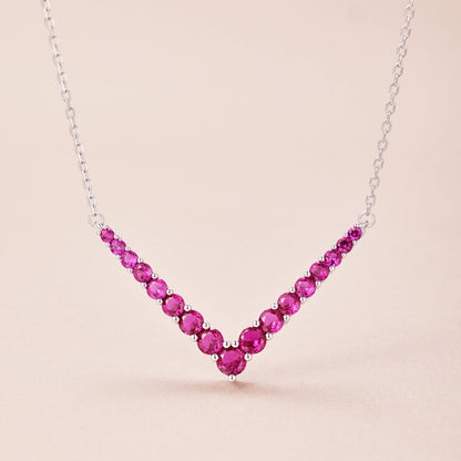 [Clover Jewelry]Ornate Round Cut Necklace