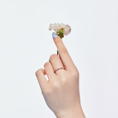 [Clover Jewelry]Dazzling Resplendent Round Cut Party Ring