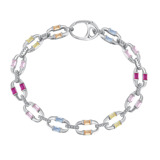 [Clover Jewelry]Dazzling Colorful Daily Bracelet