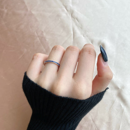 [Clover Jewelry]Delicate Sparkling Round Cut Daily Ring