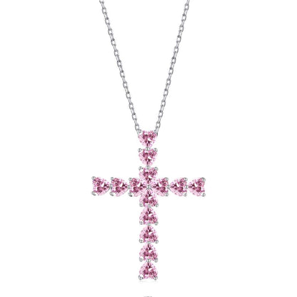 [Clover Jewelry]Radiant Cross Shape Necklace