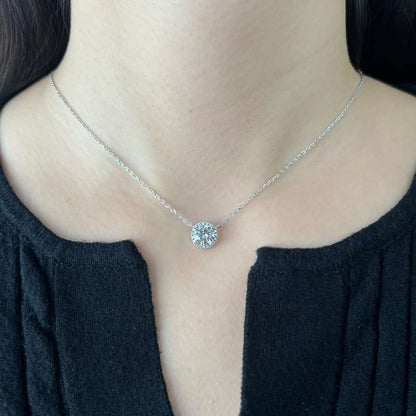 [Clover Jewelry]Luxurious Round Cut Necklace