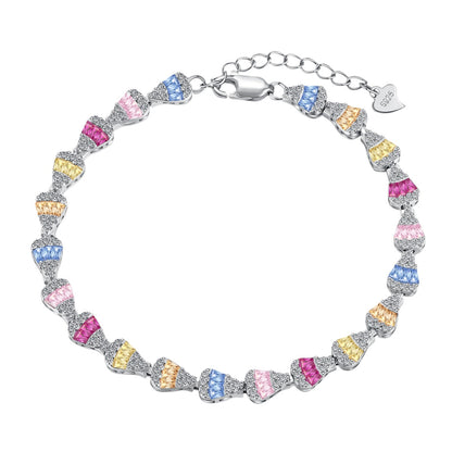 [Clover Jewelry]Radiant Water Drop Shape Daily Bracelet