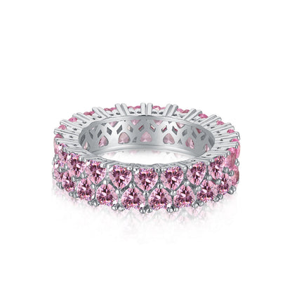 [Clover Jewelry]Sparkling Full Heart Ring