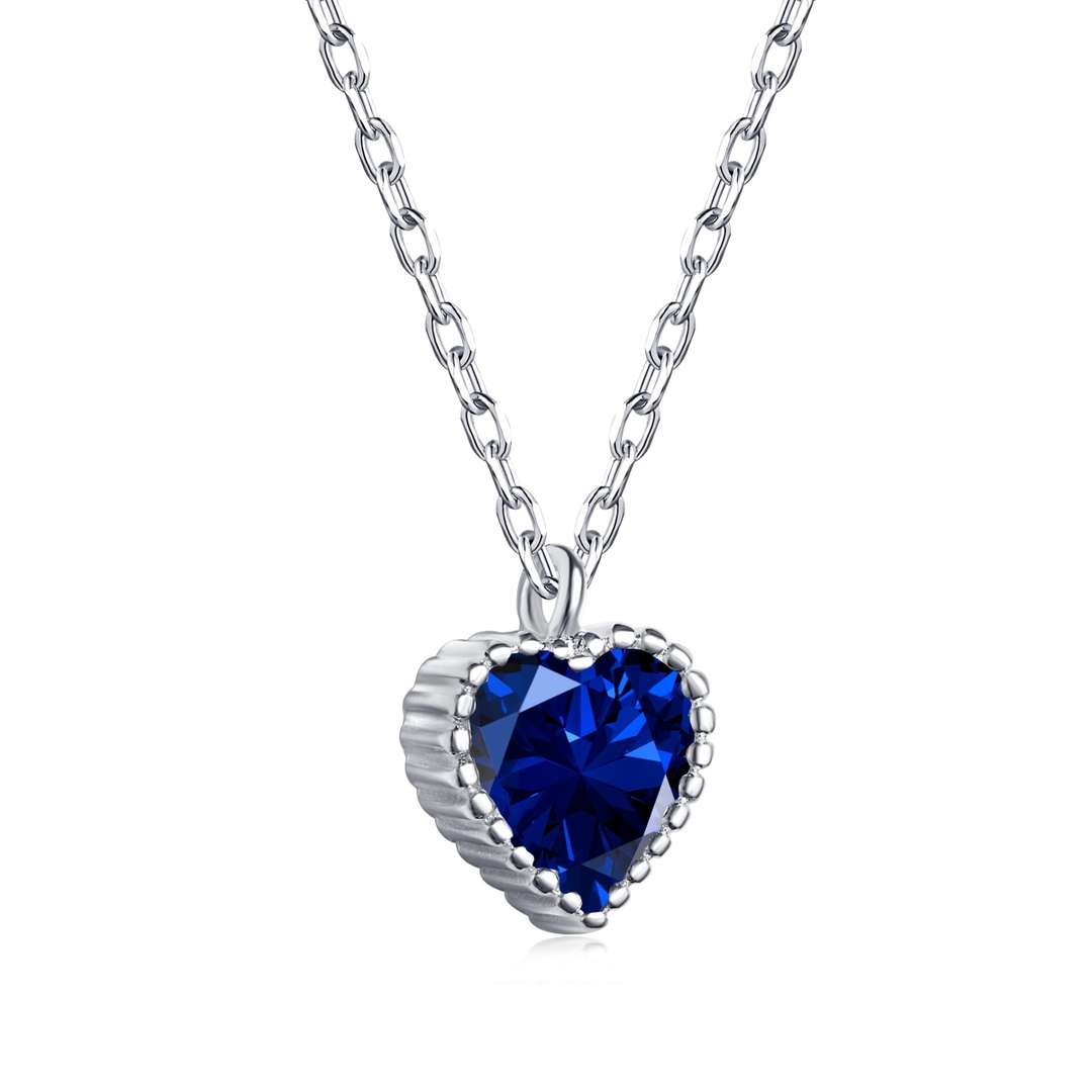 [Clover Jewelry]Ornate Heart Shape Necklace