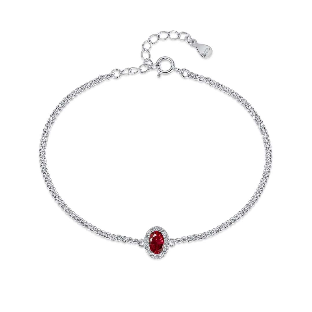 [Clover Jewelry]Exquisite Oval Shape Bracelet