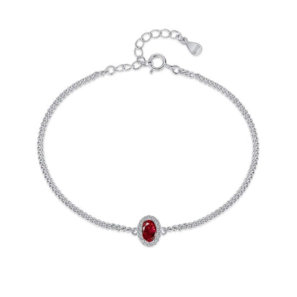 [Clover Jewelry]Exquisite Oval Shape Bracelet