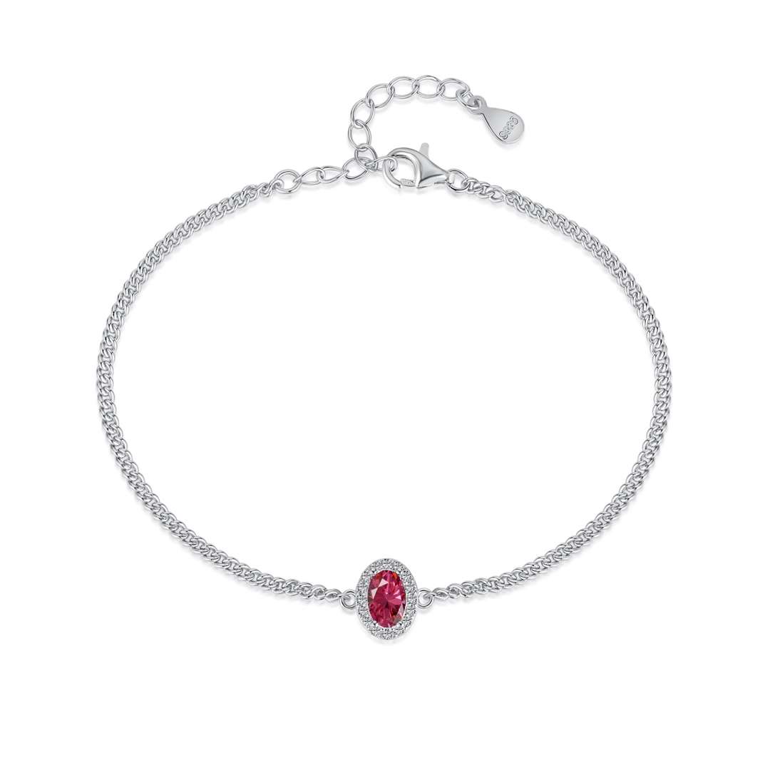 [Clover Jewelry]Exquisite Oval Shape Bracelet