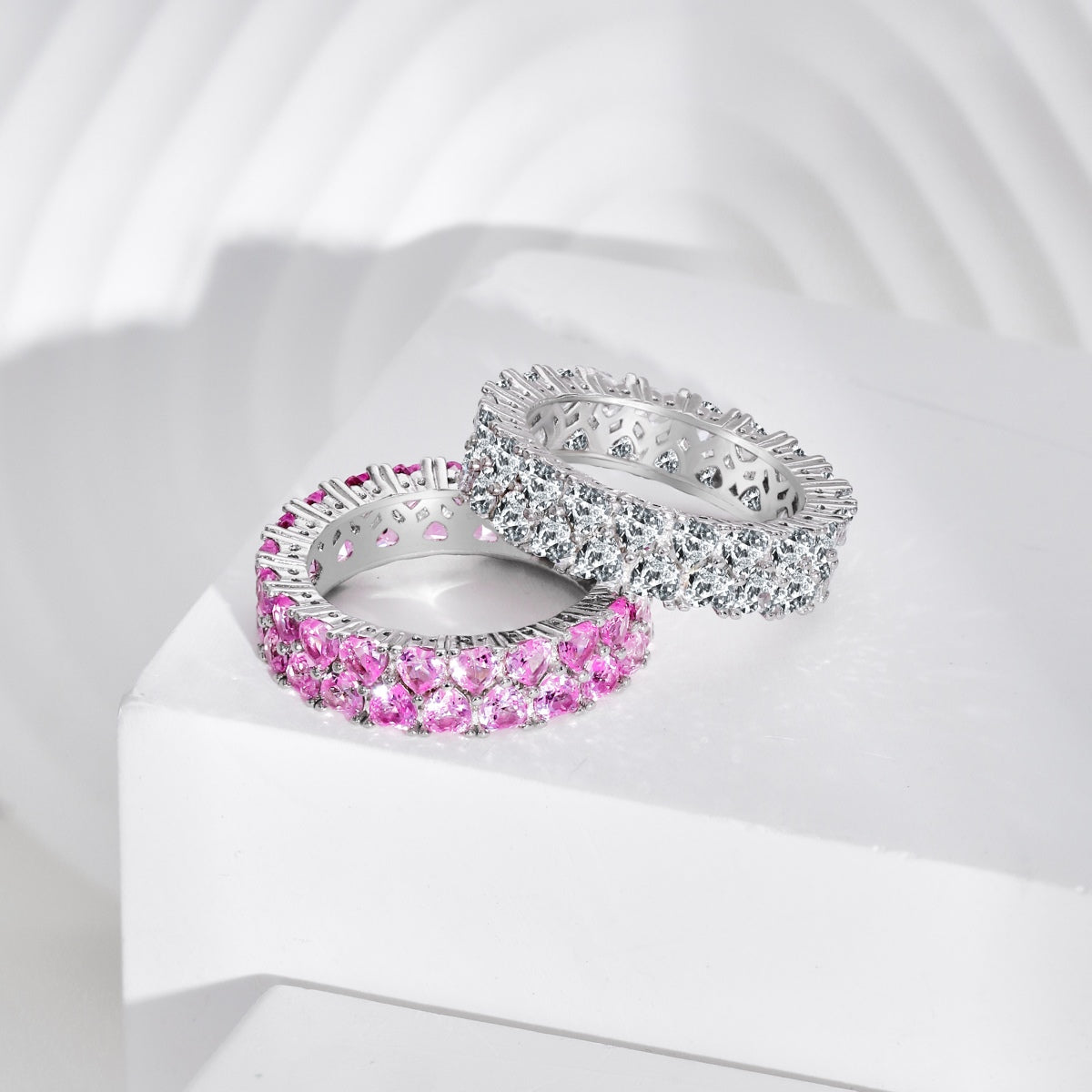 [Clover Jewelry]Sparkling Full Heart Ring