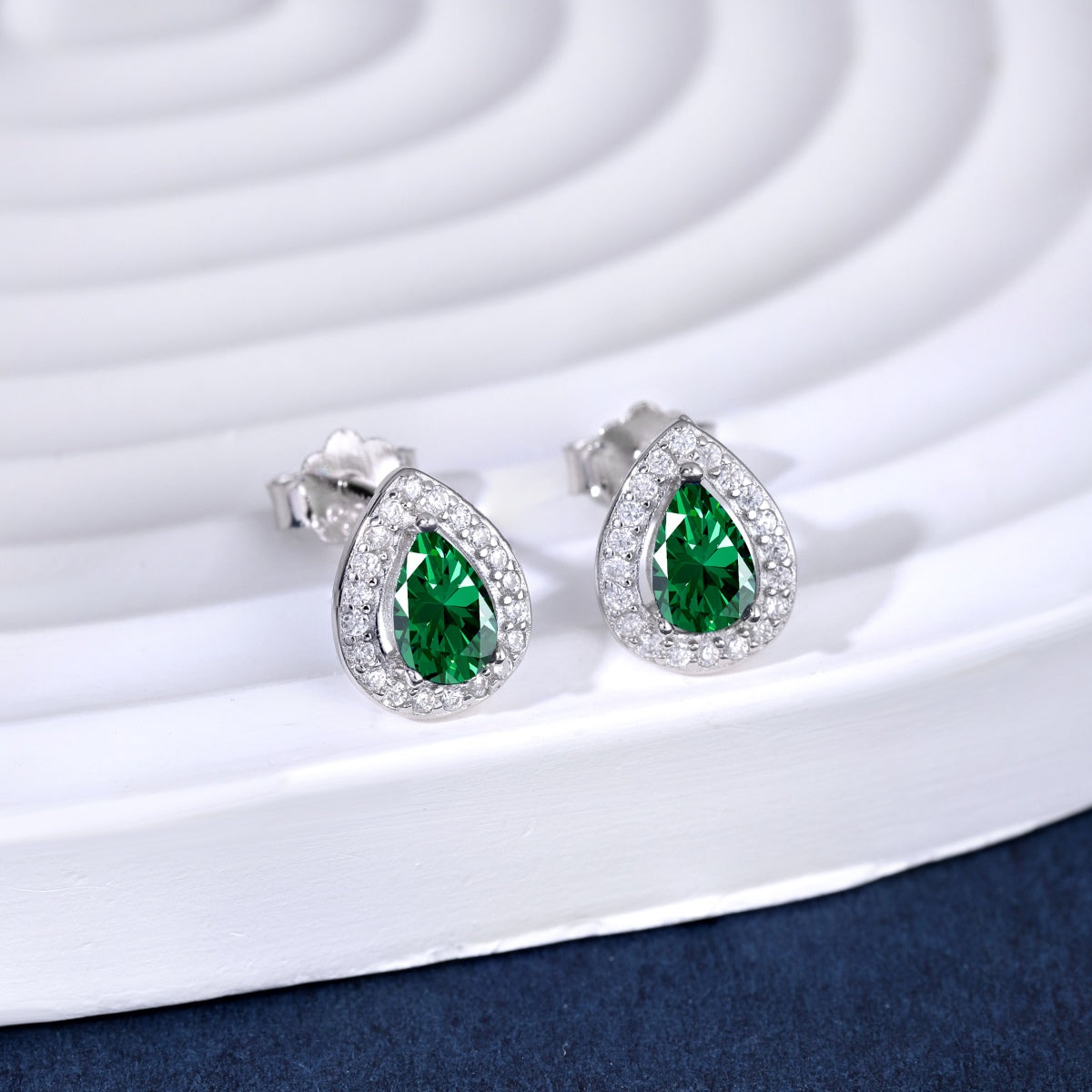 [Clover Jewelry]Luxurious Water Drop Shape Earrings