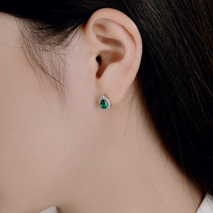 [Clover Jewelry]Luxurious Water Drop Shape Earrings