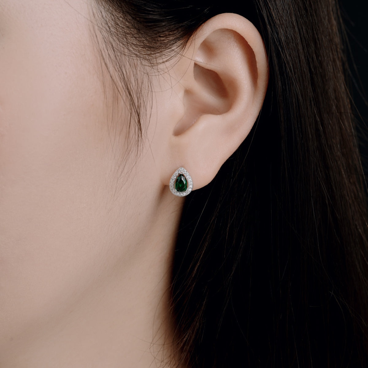 [Clover Jewelry]Luxurious Water Drop Shape Earrings