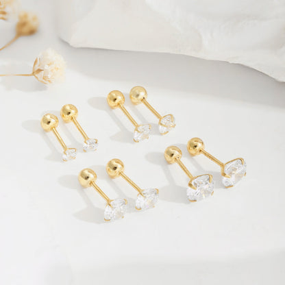 [Clover Jewelry]Unique U-Shaped Ear Bone Earrings