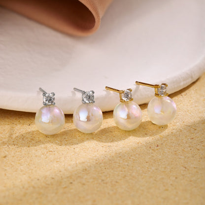 [Clover Jewelry]Symphony Mermaid Pearl Earrings