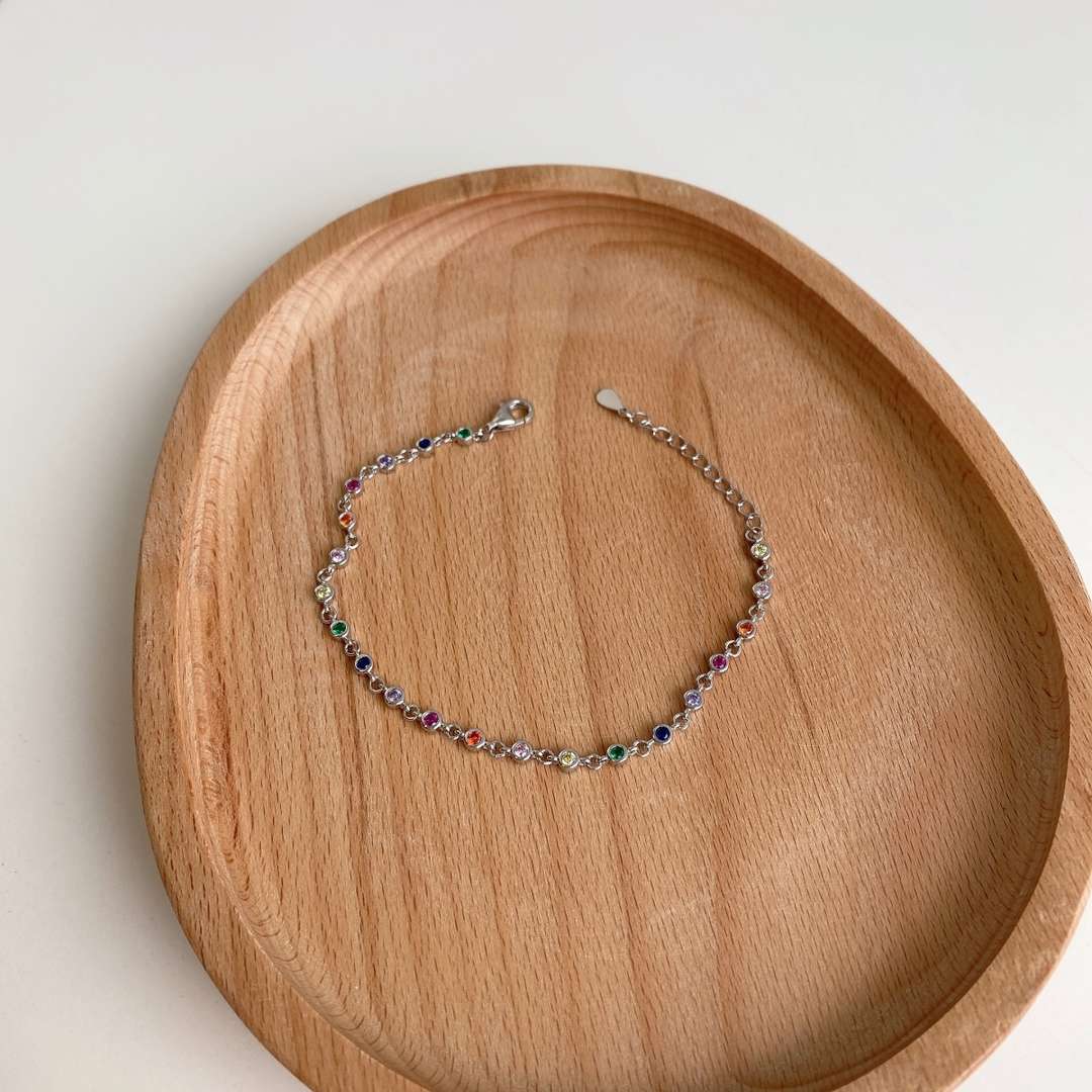 [Clover Jewelry]Colorful Bead Array Bracelet