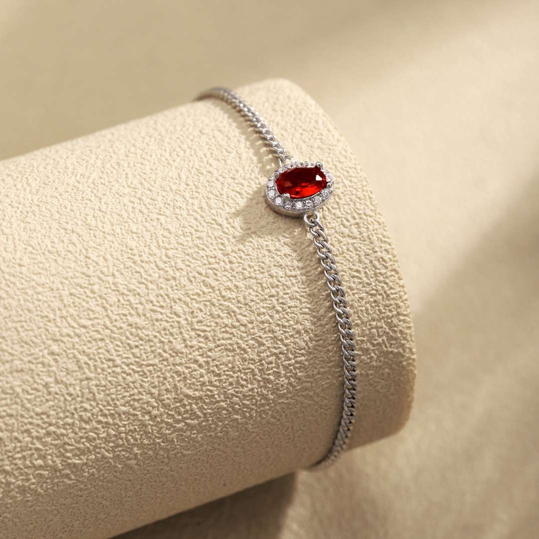 [Clover Jewelry]Exquisite Oval Shape Bracelet