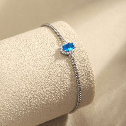 [Clover Jewelry]Exquisite Oval Shape Bracelet