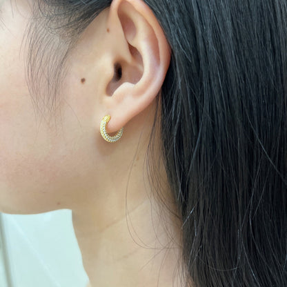 [Clover Jewelry]Delicate Versatile Daily Earrings