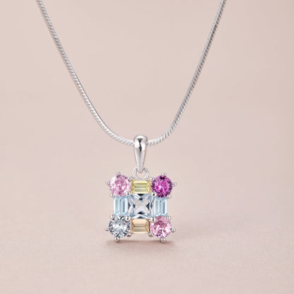 [Clover Jewelry]Gorgeous Multi Colorful Necklace