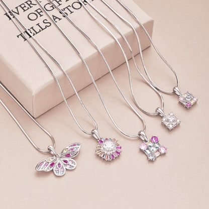 [Clover Jewelry]Gorgeous Multi Colorful Necklace