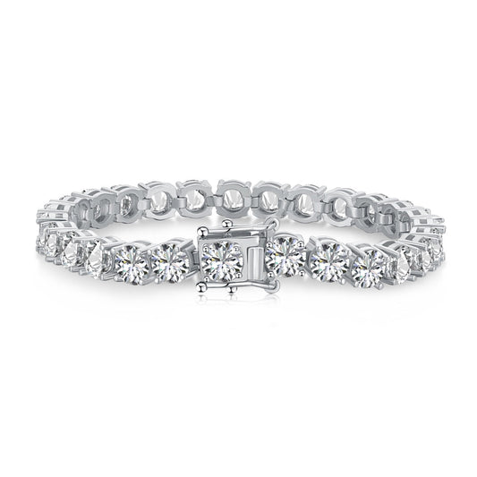 [Clover Jewelry]0.75 Carat Dazzling Round Cut Wedding Bracelet