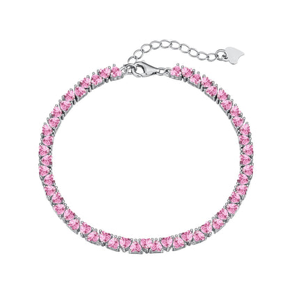 [Clover Jewelry]Dazzling Romantic Heart Shape Lover Bracelet