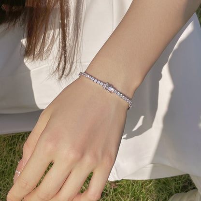 [Clover Jewelry]Radiant Colorful Round Cut Party Bracelet