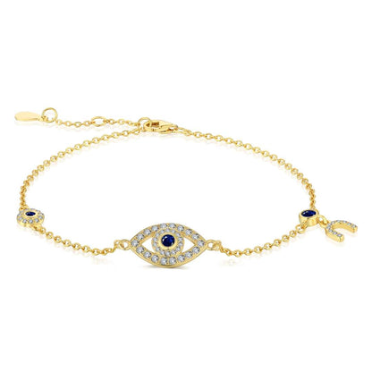 [Clover Jewelry]Dainty Eye Shape Necklace