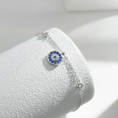 [Clover Jewelry]Devil's Eye Round Shape Bracelet