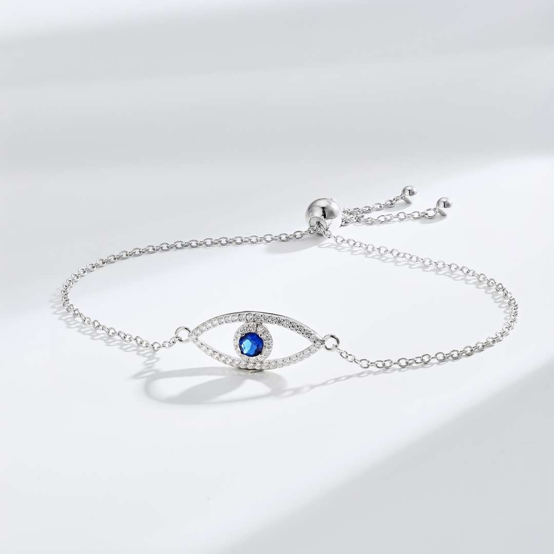 [Clover Jewelry]Devil's Eye Hollow Design Bracelet