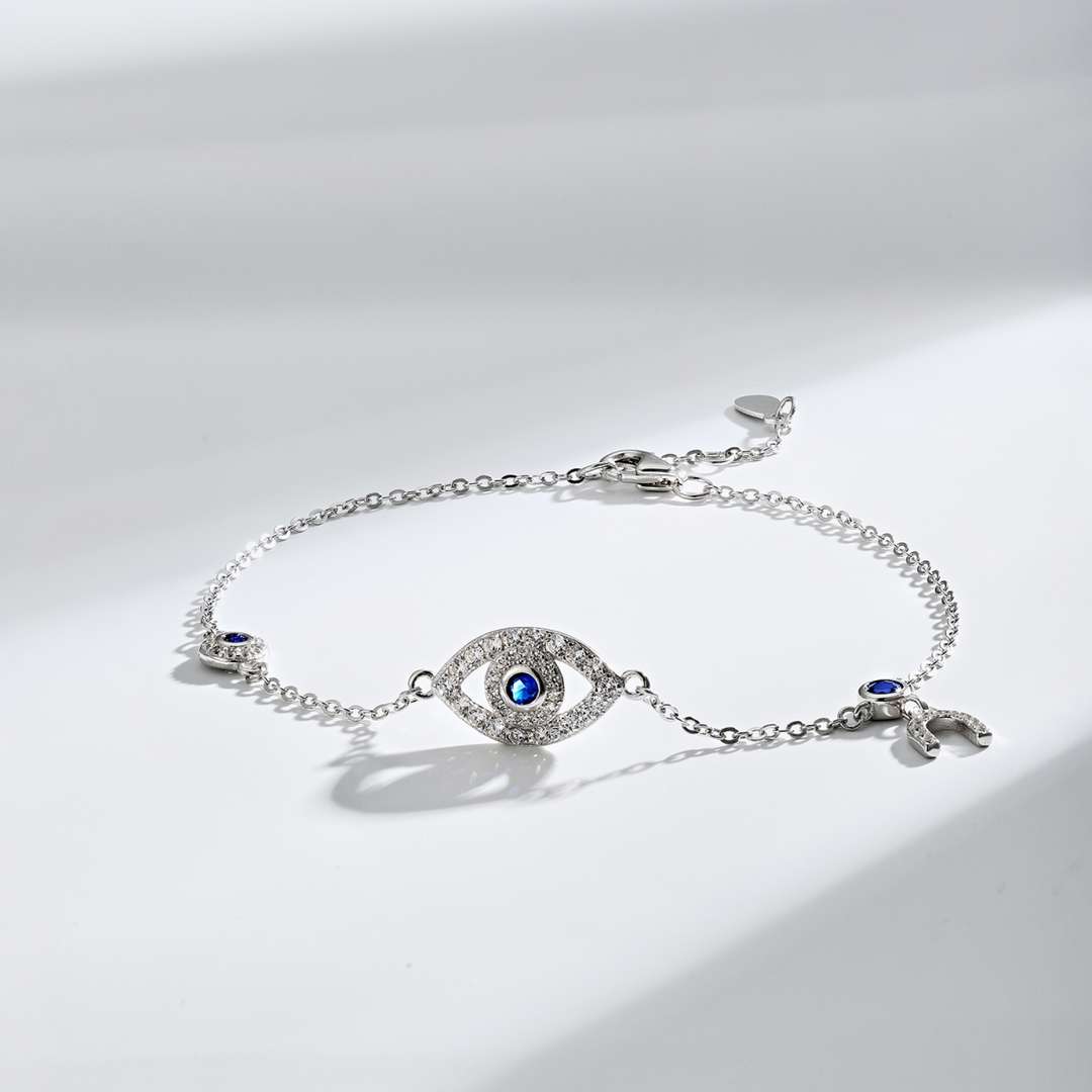 [Clover Jewelry]Dainty Eye Shape Necklace