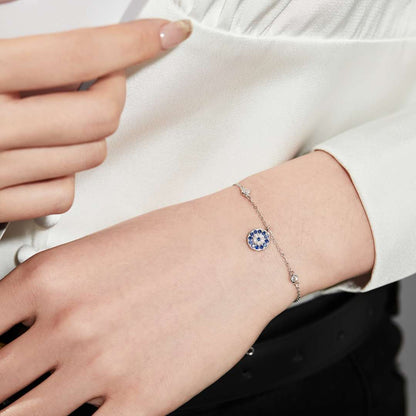 [Clover Jewelry]Devil's Eye Round Shape Bracelet