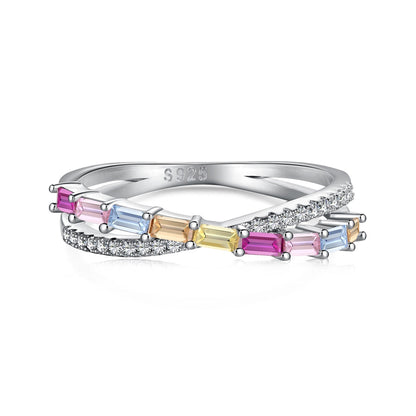 [Clover Jewelry]Energetic Elegant Radiant Cut Party Ring