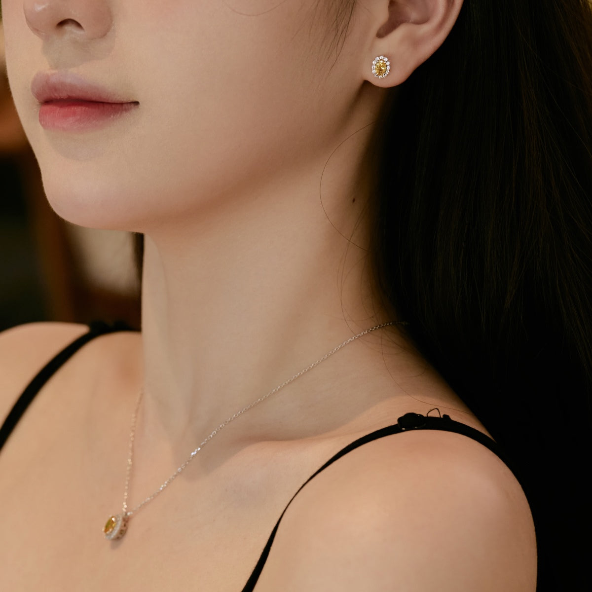 [Clover Jewelry]Delicate Unique Oval Cut Daily Earrings