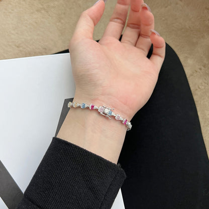 [Clover Jewelry]Radiant Water Drop Shape Daily Bracelet