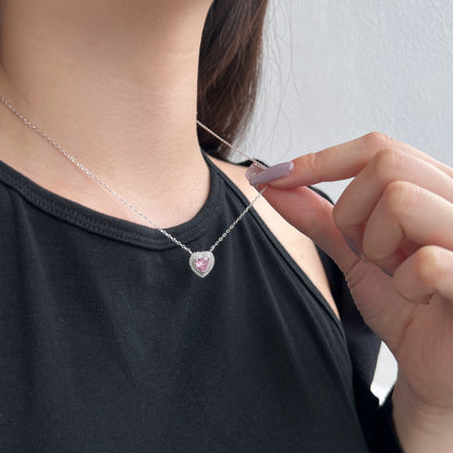 [Clover Jewelry]Exquisite Heart Shape Necklace