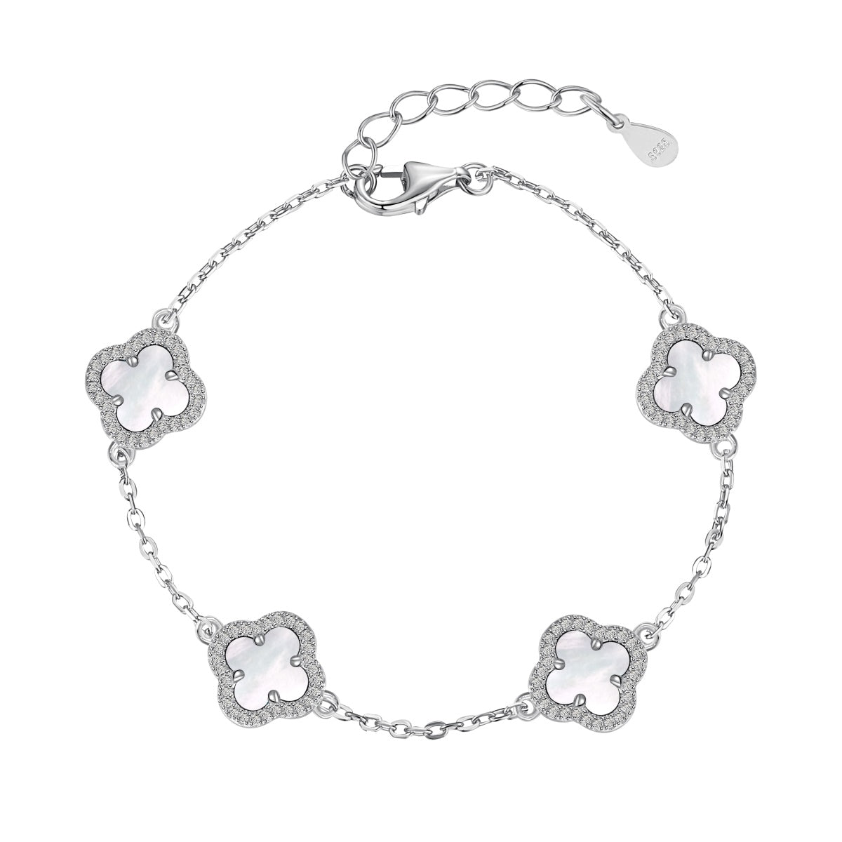 [Clover Jewelry]Four-Leaf Clover Exquisite Bracelet