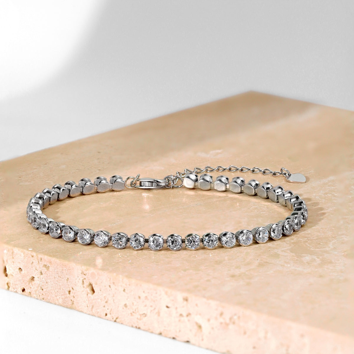 [Clover Jewelry]Dazzling Sparkling Round Cut Daily Bracelet