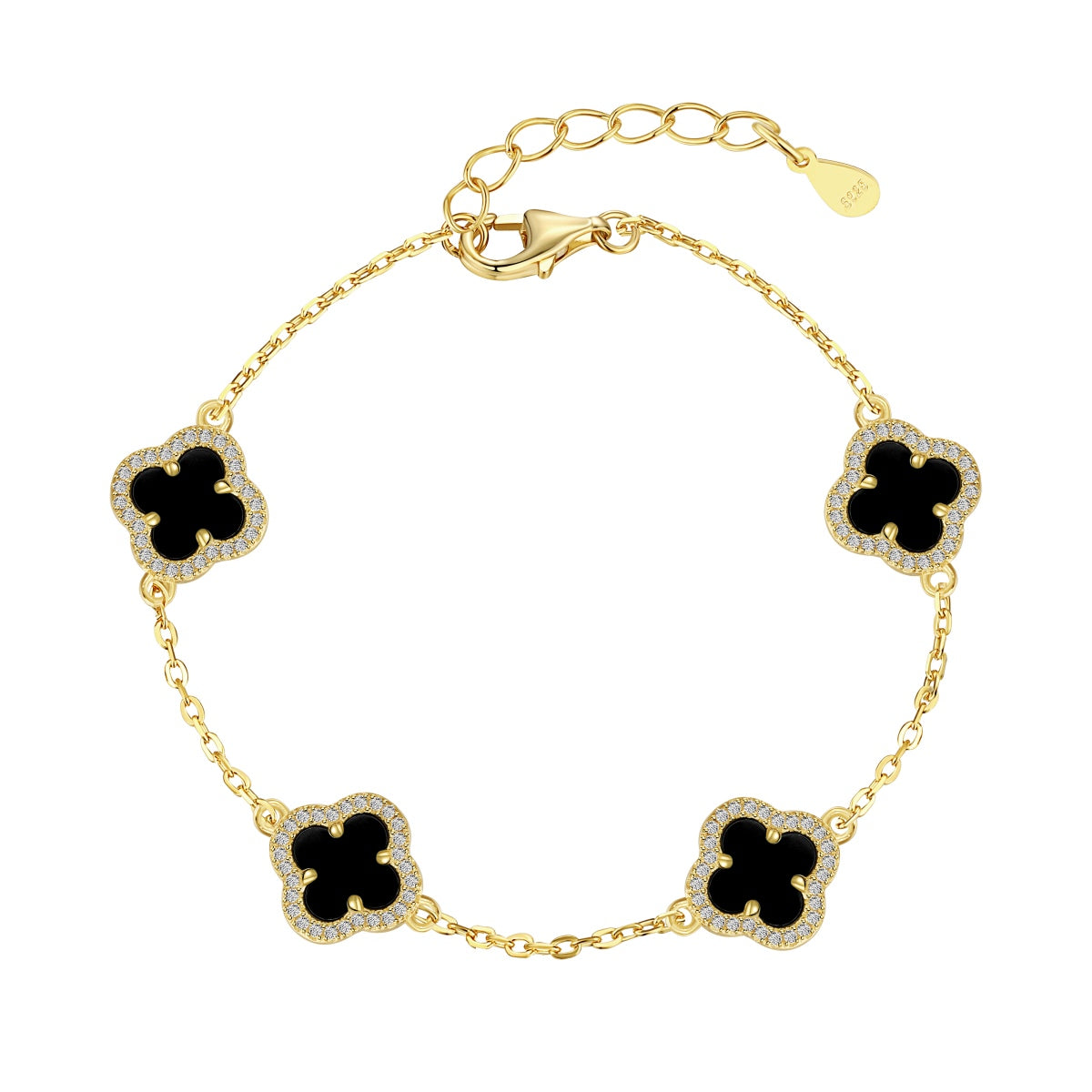 [Clover Jewelry]Four-Leaf Clover Exquisite Bracelet