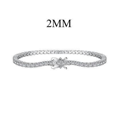 [Clover Jewelry]Dazzling Exquisite Round Cut Daily Bracelet