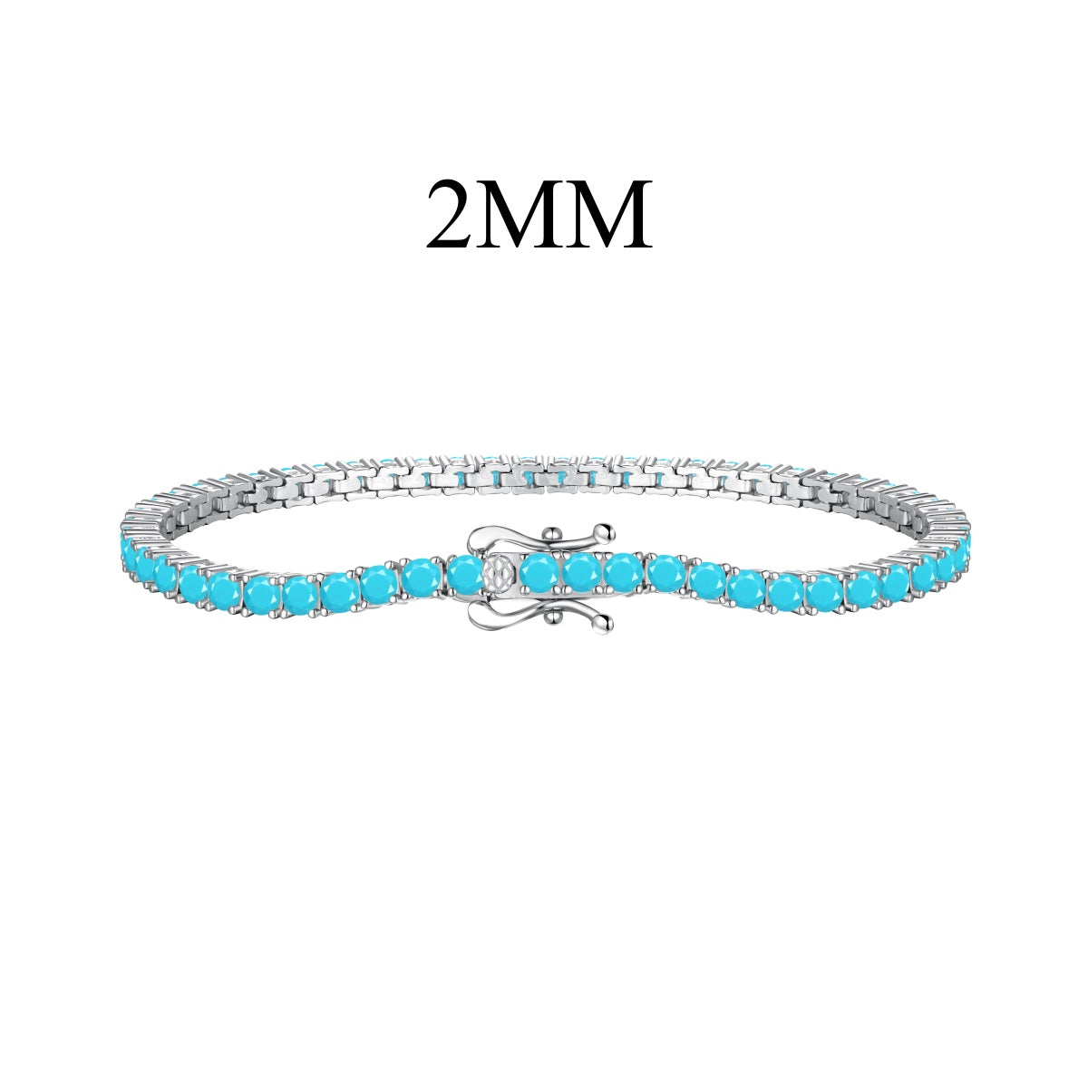 [Clover Jewelry]Dazzling Exquisite Round Cut Daily Bracelet