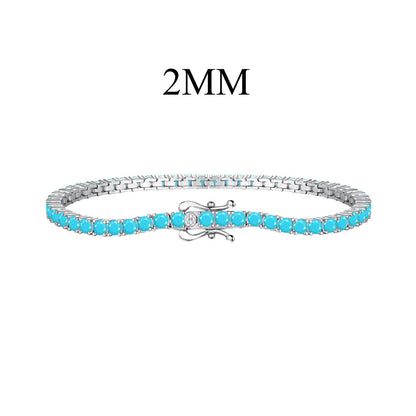 [Clover Jewelry]Dazzling Exquisite Round Cut Daily Bracelet